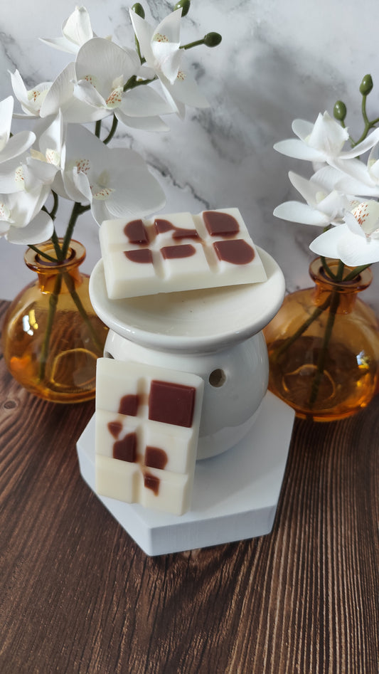 Cuban Tobacco and Oak Soy Wax Snap Bar - Highly Scented, Pack of 2